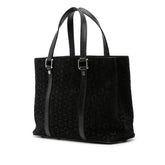 C Macadam Suede Handbag